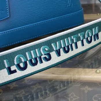 LV M20609 Louis Vuitton Alma BB Epi Kabelka Tyrkysově Zelená