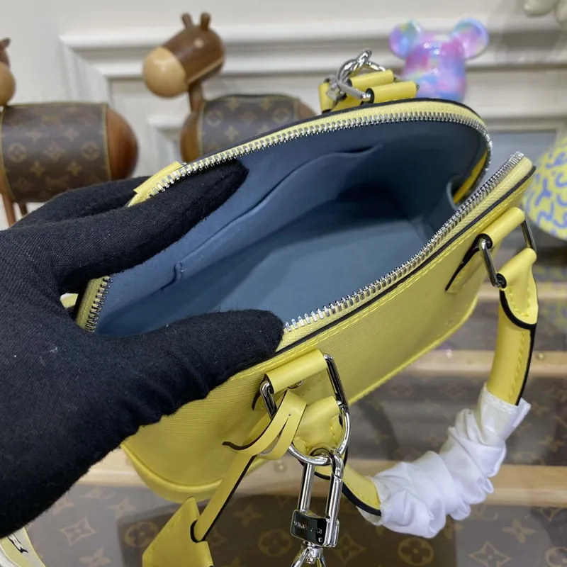 LV M22213 Louis Vuitton Alma BB Epi Kabelka Žlutá
