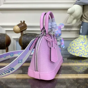 LV M22620 Louis Vuitton Alma BB Epi Kabelka Světle Růžová
