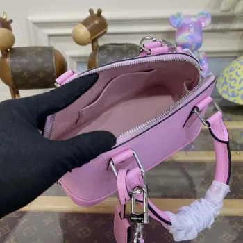 LV M22620 Louis Vuitton Alma BB Epi Kabelka Světle Růžová