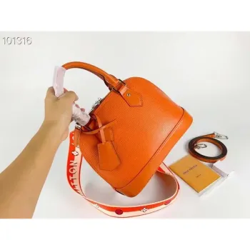 LV M59217 Louis Vuitton Alma BB Epi Kabelka Oranžová
