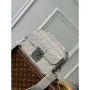 LV M23152 Louis Vuitton S Lock Messenger Bag minerální šedá