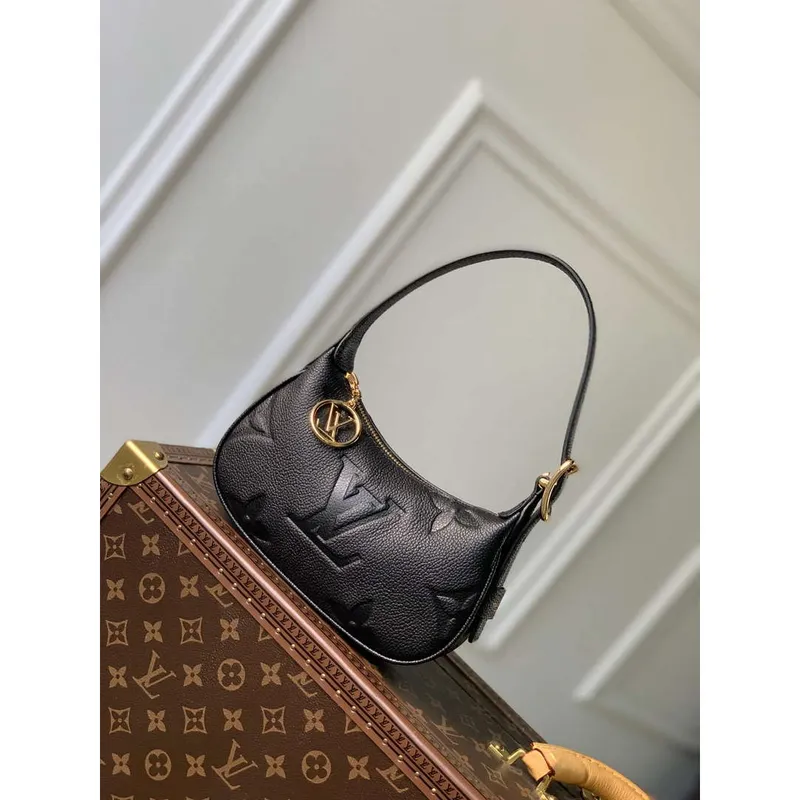 LV M82391 Louis Vuitton Mini Moon Shoulder Bag Černá