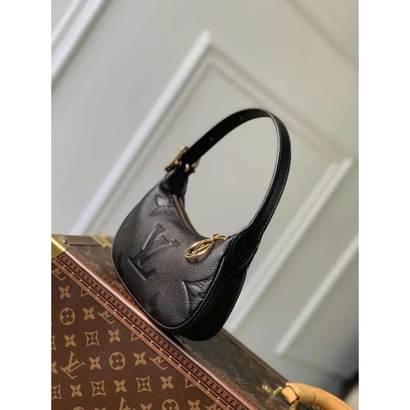 LV M82391 Louis Vuitton Mini Moon Shoulder Bag Černá