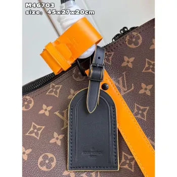 LV M46703 Louis Vuitton Keepall Bandoulière 45 Taška Radiant Sun