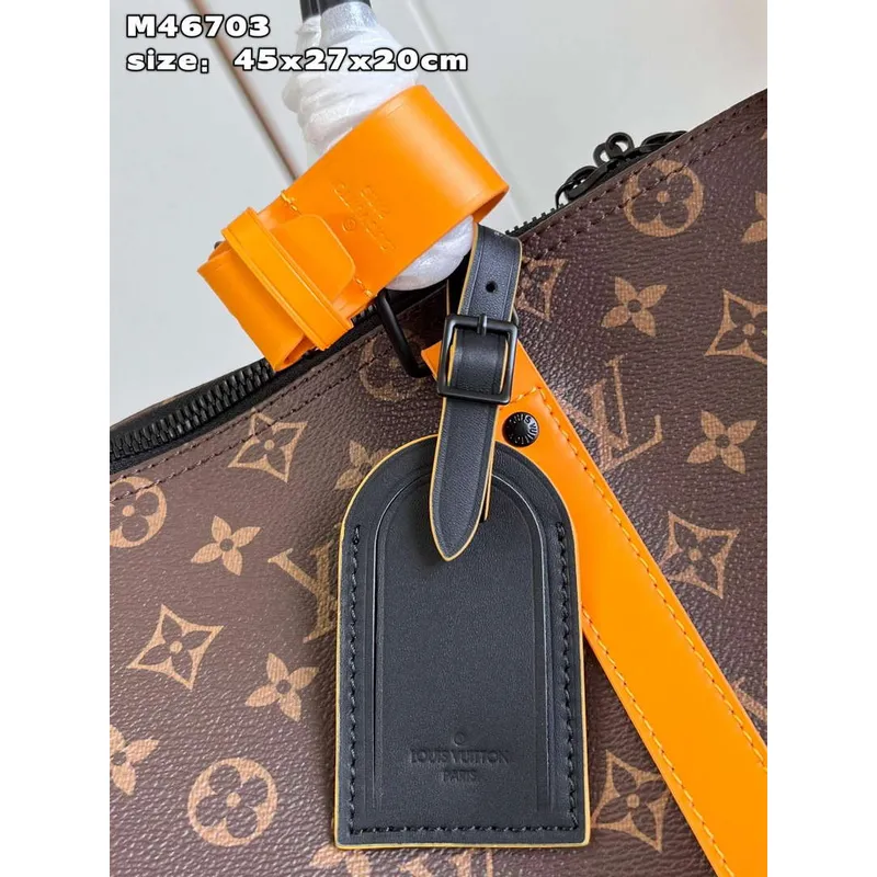 LV M46703 Louis Vuitton Keepall Bandoulière 45 Taška Radiant Sun