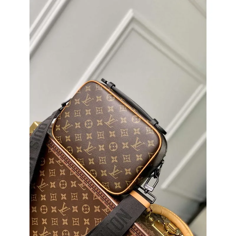 LV M46688 Louis Vuitton S Lock Messenger Radiant Sun