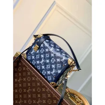 LV M22944 Louis Vuitton Boční Kufřík Kabelka Modrá