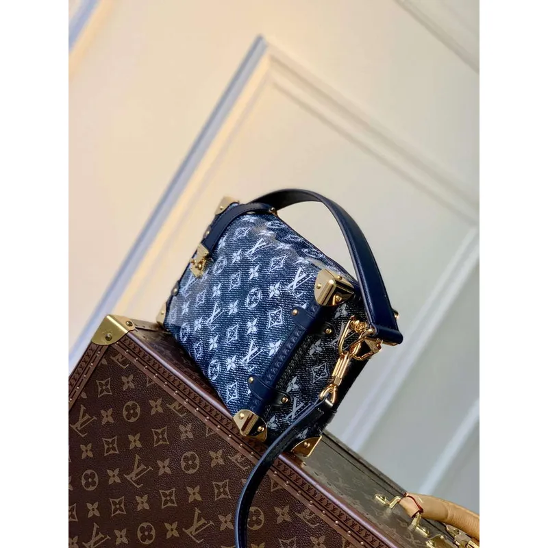 LV M22944 Louis Vuitton Boční Kufřík Kabelka Modrá