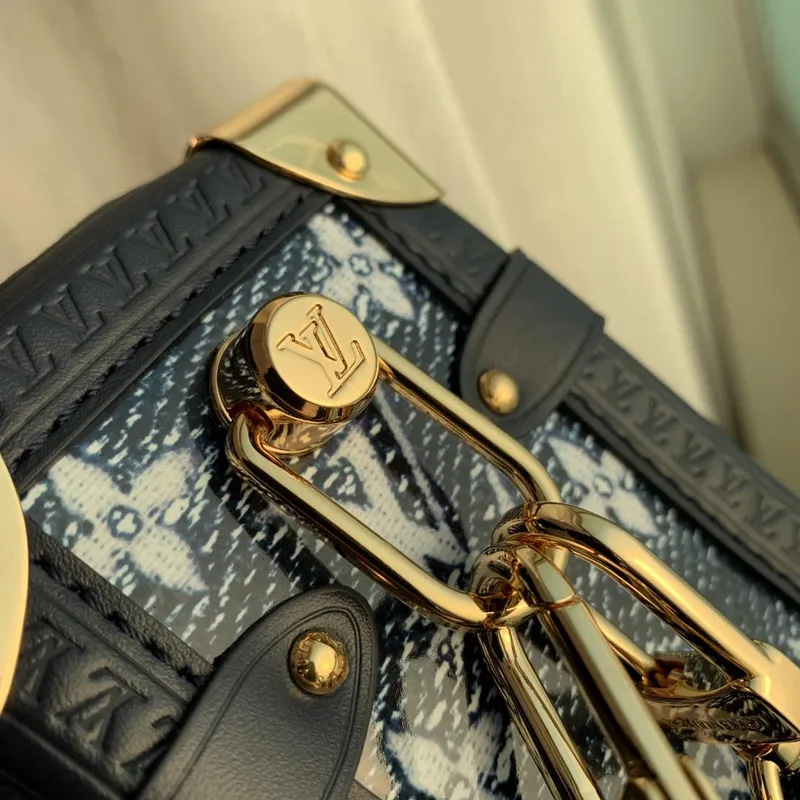 LV M22944 Louis Vuitton Boční Kufřík Kabelka Modrá