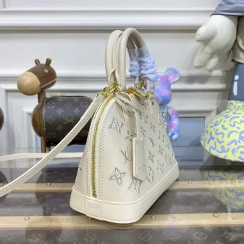 LV M22878 Louis Vuitton Alma BB Kabelka Bílá