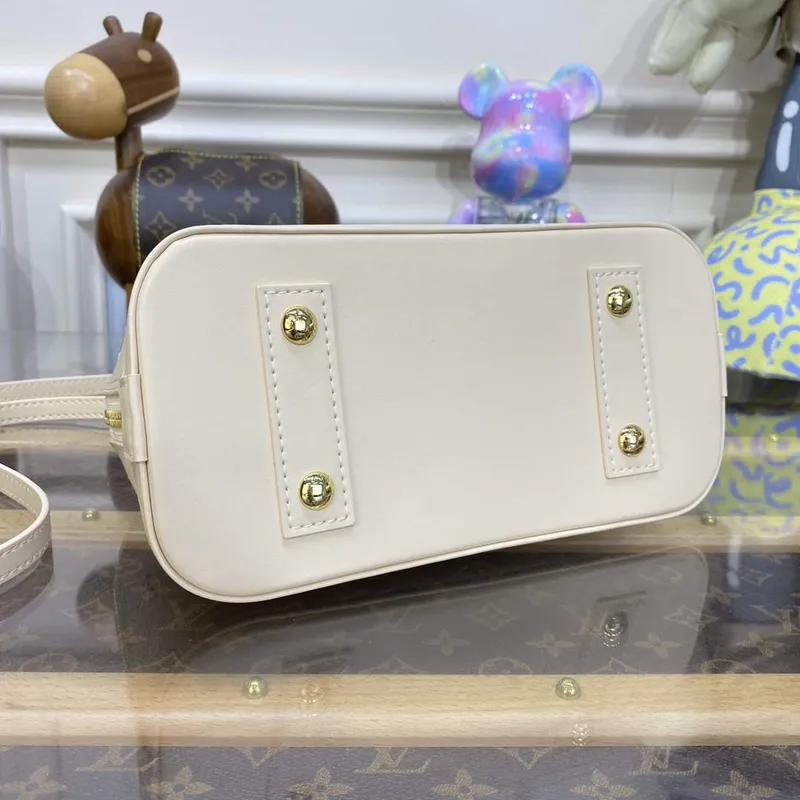 LV M22878 Louis Vuitton Alma BB Kabelka Bílá