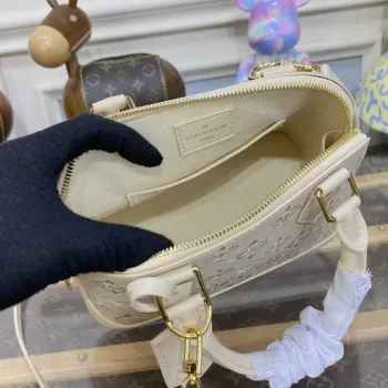LV M22878 Louis Vuitton Alma BB Kabelka Bílá