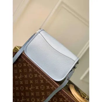 LV M59461 Louis Vuitton Buci Kabelka Epi Kůže Cloud Blue