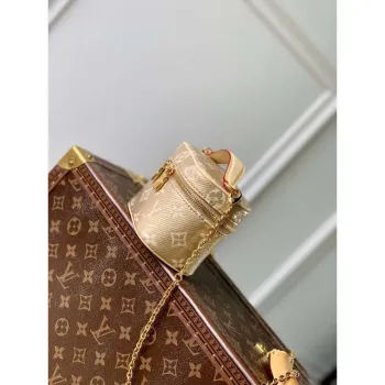 LV M22920 Louis Vuitton Micro Vanity Miniaturní Taška Béžová