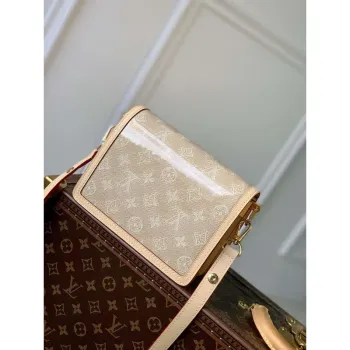 LV M22826 Louis Vuitton Mini Dauphine Kabelka Béžová