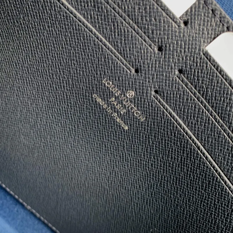 LV M22763 Louis Vuitton Pochette Voyage MM Taška Abyss Blue