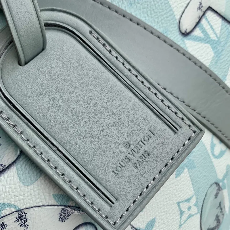 LV M22570 Louis Vuitton Keepall Bandoulière 50 Taška Crystal Blue