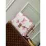 LV M23055 Louis Vuitton Pochette Métis MM Kabelka Růžová