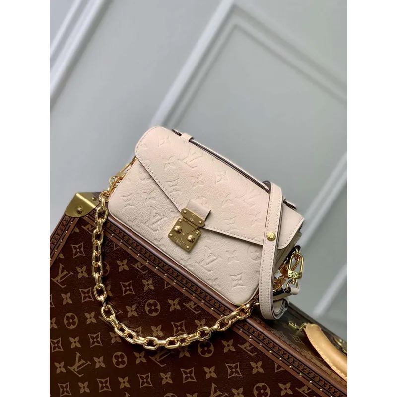 LV M22942 Louis Vuitton Pochette Métis East West Kabelka Crème Beige