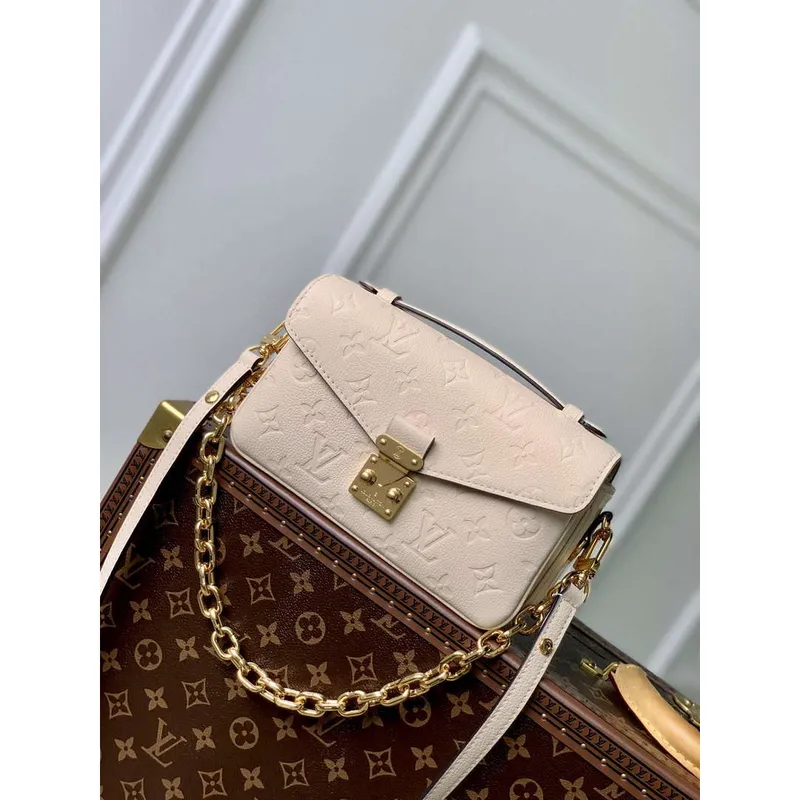 LV M22942 Louis Vuitton Pochette Métis East West Kabelka Crème Beige