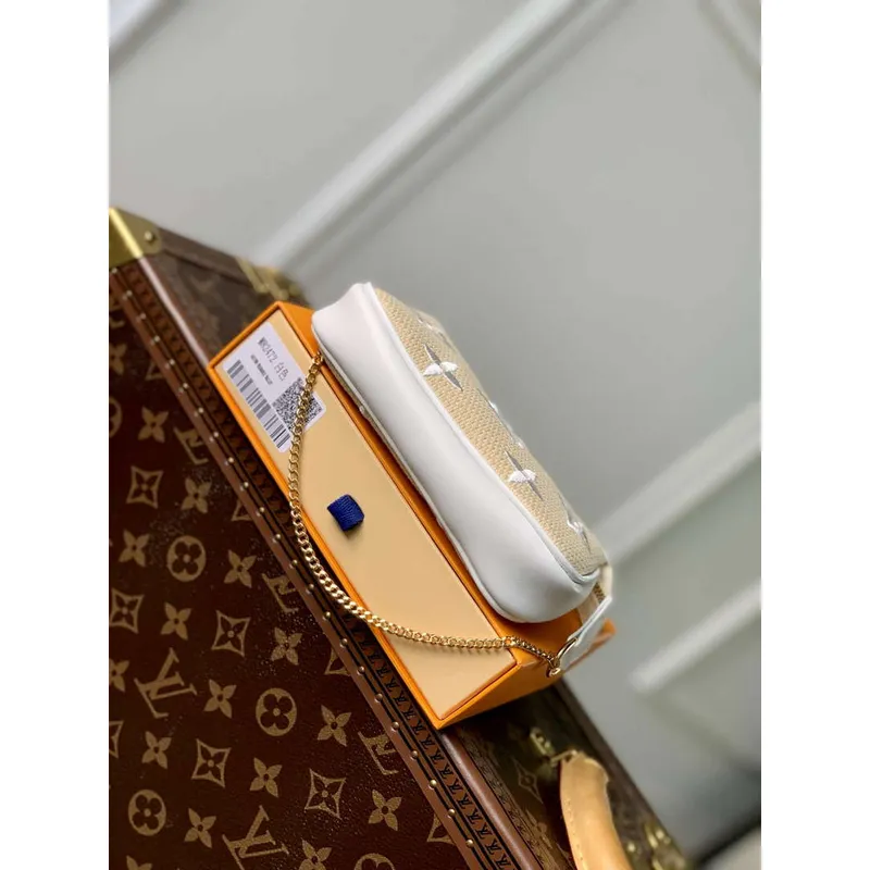 LV M82472 Louis Vuitton Mini Pochette Accessoires Bílá