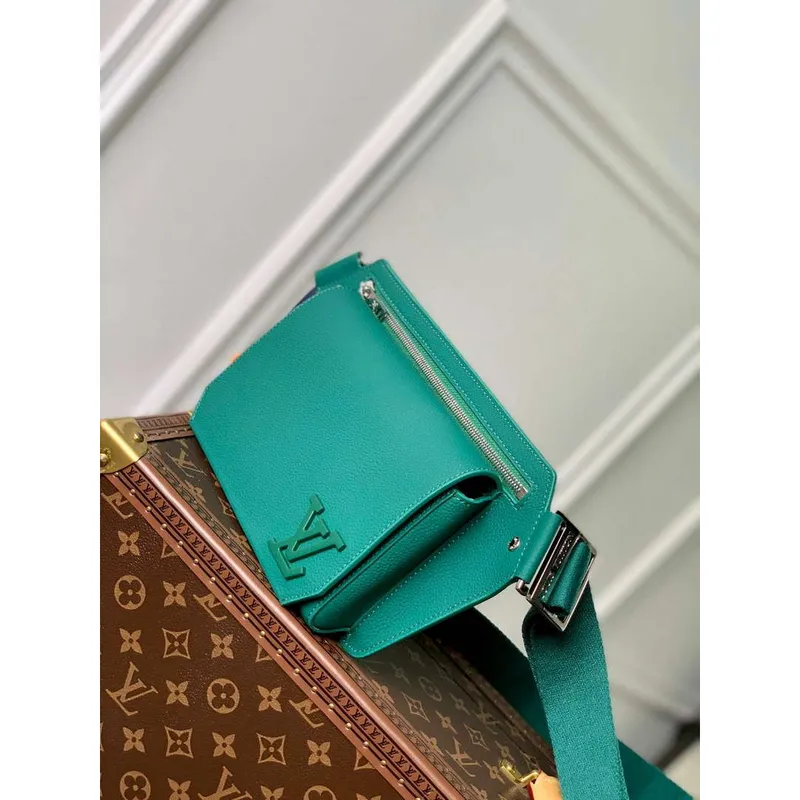 LV M22665 Louis Vuitton Taška přes rameno Takeoff Zelená