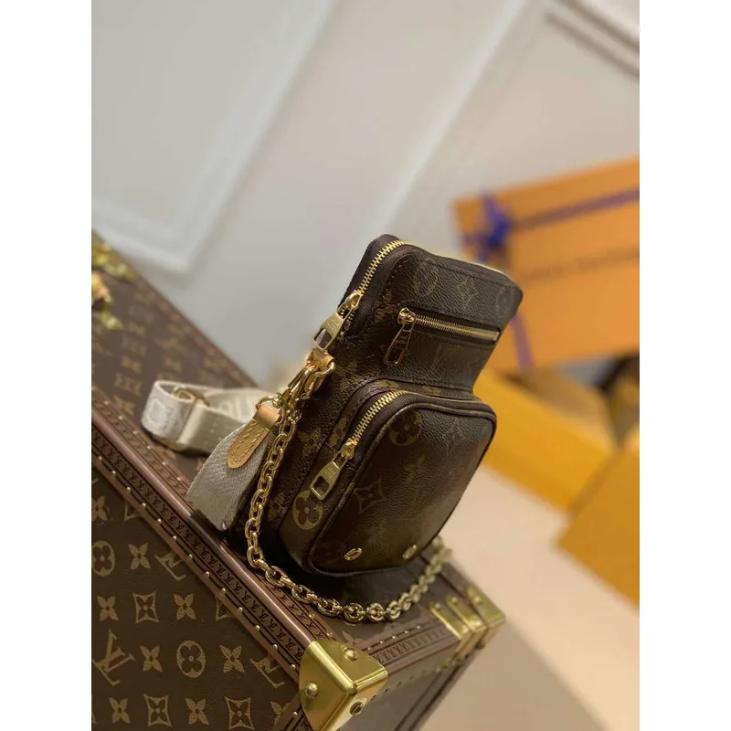 LV M80746 Louis Vuitton Utility Phone Pocket Shoulder Bag