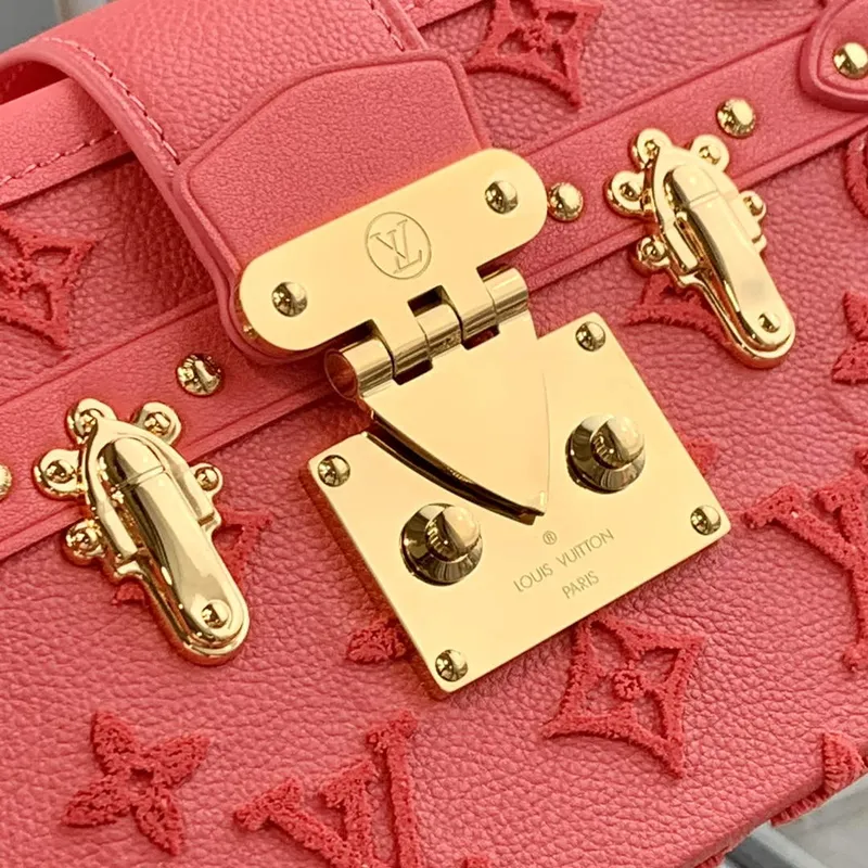 LV M20745 Louis Vuitton Petite Malle Kabelka Fluo Růžová