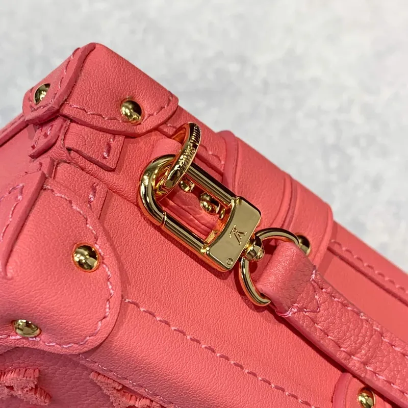 LV M20745 Louis Vuitton Petite Malle Kabelka Fluo Růžová