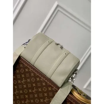 LV M22486 Louis Vuitton City Keepall cestovní taška šedá