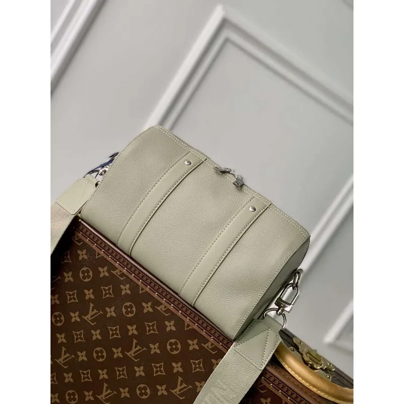 LV M22486 Louis Vuitton City Keepall cestovní taška šedá