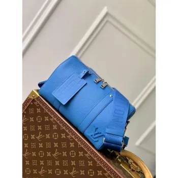 LV M22486 Louis Vuitton City Keepall Cestovní taška Jasně modrá