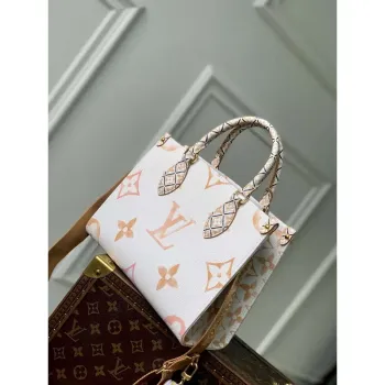 LV M22976 Louis Vuitton OnTheGo PM Kabelka Béžová