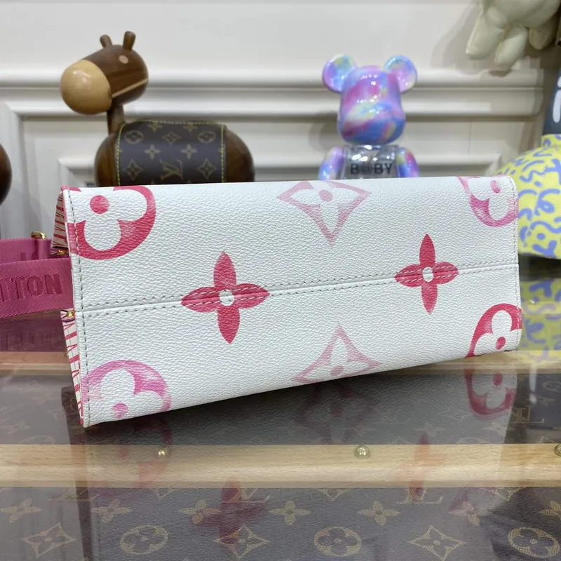 LV M22976 Louis Vuitton OnTheGo PM Kabelka Růžová