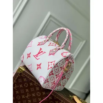 LV M23073 Louis Vuitton Speedy Bandoulière 25 Kabelka Růžová