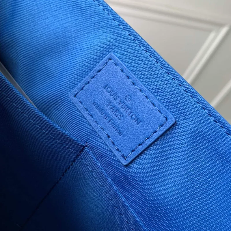 LV M22505 Louis Vuitton Taška přes rameno Takeoff Modrá