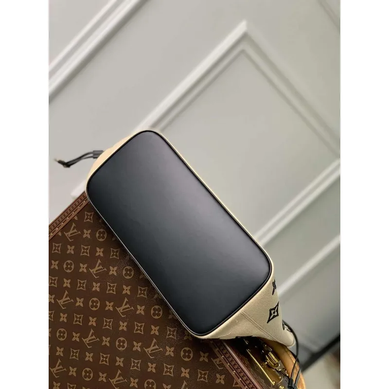 LV M22838 Louis Vuitton Neverfull MM Tote Bag Černá