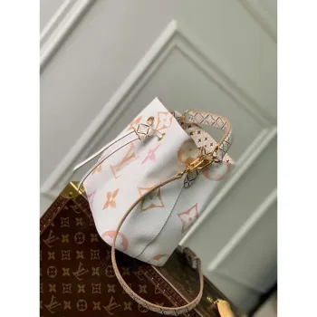 LV M22985 Louis Vuitton Néonoé BB Kabela na řetěz béžová