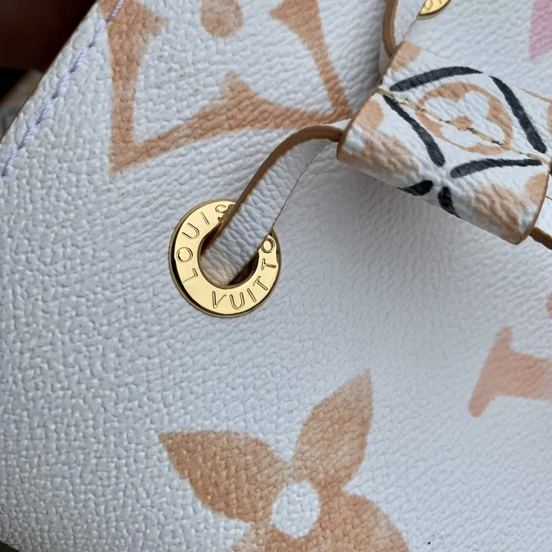 LV M22985 Louis Vuitton Néonoé BB Kabela na řetěz béžová