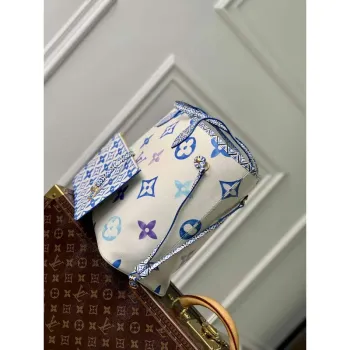 LV M22979 Louis Vuitton Neverfull MM Taška Modrá