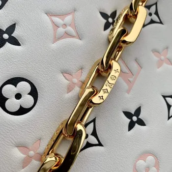 LV M22954 Louis Vuitton Coussin BB Kabelka Béžová