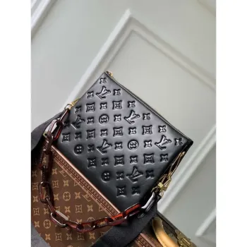 LV M57790 Louis Vuitton Coussin PM Kabelka Černá