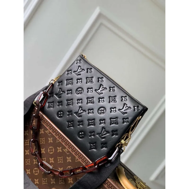 LV M57790 Louis Vuitton Coussin PM Kabelka Černá