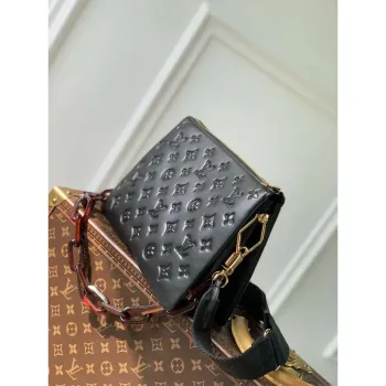 LV M57790 Louis Vuitton Coussin PM Kabelka Černá