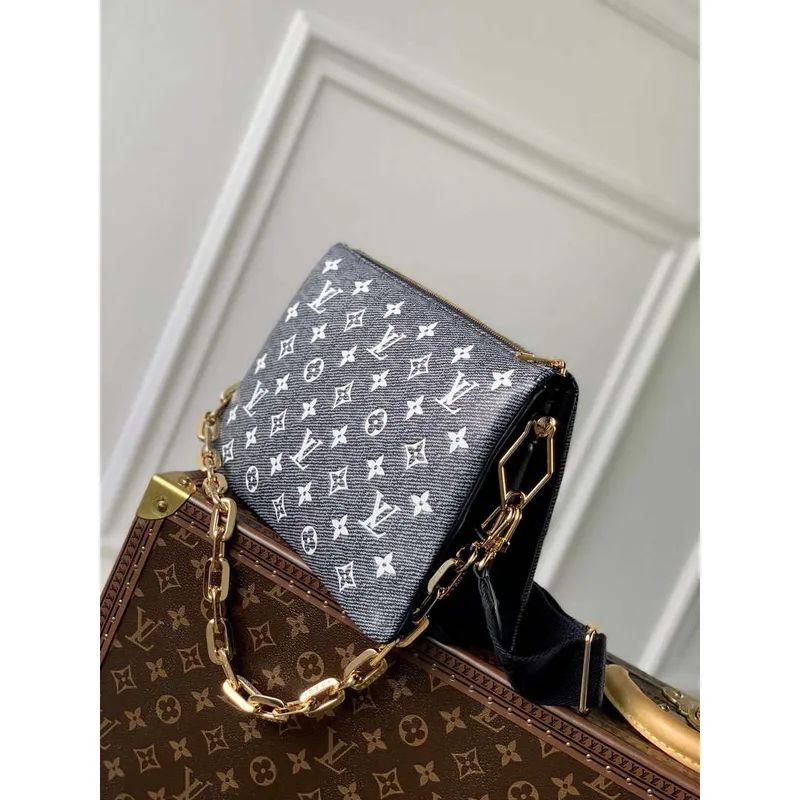 LV M23071 Louis Vuitton Coussin PM Taška Modrá