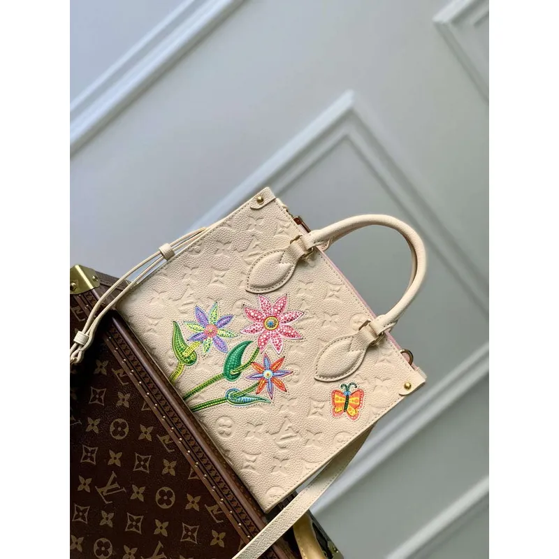 LV M21732 Louis Vuitton LV x YK OnTheGo PM Quartz