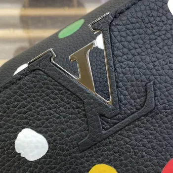 LV M21663 Louis Vuitton LV x YK Taška Capucines MM Černá