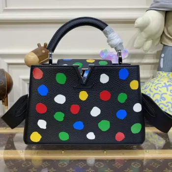 LV M21663 Louis Vuitton LV x YK Capucines BB Taška Černá