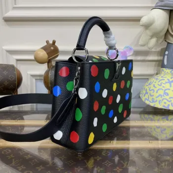 LV M21663 Louis Vuitton LV x YK Capucines BB Taška Černá